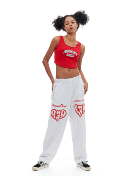 ARCHIVE BOLD (アーカイブボールド) ARCH LOGO SWEAT TANK (RED)