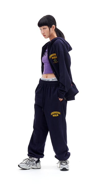 ARCHIVE BOLD (アーカイブボールド) ARCH LOGO SWEAT PANTS (NAVY)