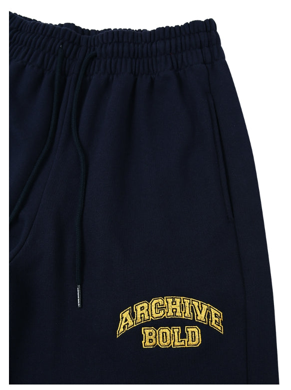ARCHIVE BOLD (アーカイブボールド) ARCH LOGO SWEAT PANTS (NAVY)
