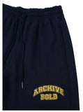 ARCHIVE BOLD (アーカイブボールド) ARCH LOGO SWEAT PANTS (NAVY)