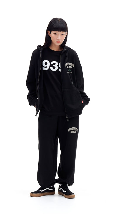 ARCHIVE BOLD (アーカイブボールド) ARCH LOGO SWEAT PANTS (BLACK)