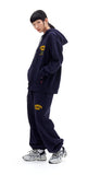 ARCHIVE BOLD (アーカイブボールド) ARCH LOGO HOOD ZIP-UP (NAVY)