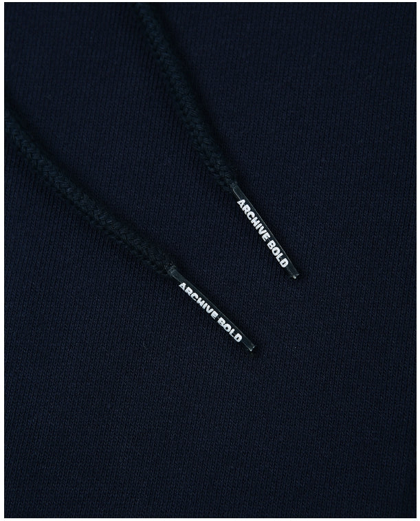 ARCHIVE BOLD (アーカイブボールド) ARCH LOGO HOOD ZIP-UP (NAVY)
