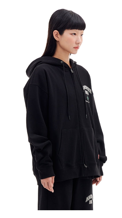ARCHIVE BOLD (アーカイブボールド) ARCH LOGO HOOD ZIP-UP (BLACK)