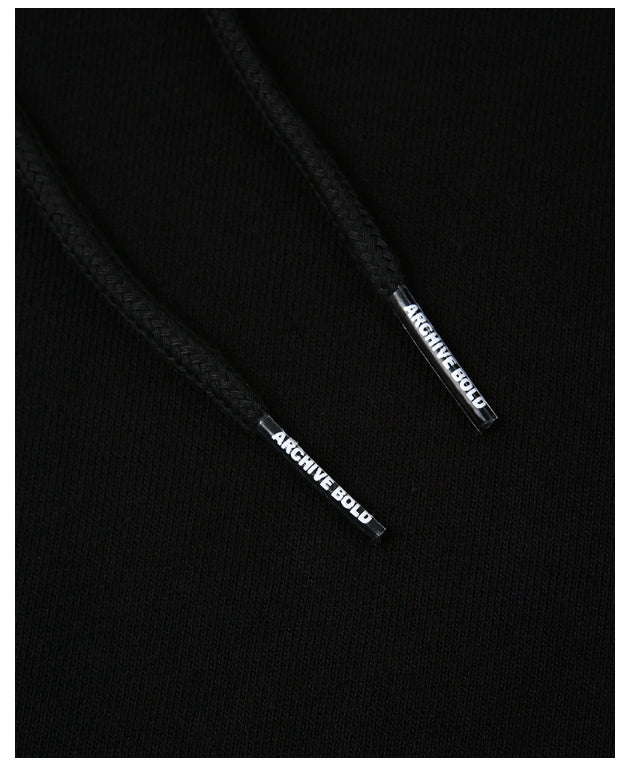 ARCHIVE BOLD (アーカイブボールド) ARCH LOGO HOOD ZIP-UP (BLACK)