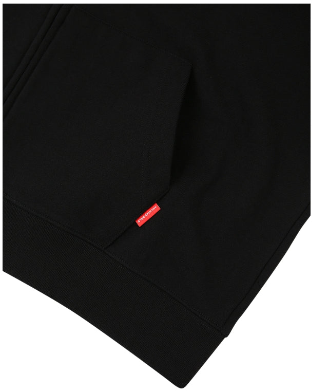 ARCHIVE BOLD (アーカイブボールド) ARCH LOGO HOOD ZIP-UP (BLACK)