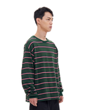 ARCHIVE BOLD (アーカイブボールド) STRIPE LONG SLEEVE (GREEN)