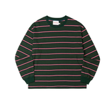 ARCHIVE BOLD (アーカイブボールド) STRIPE LONG SLEEVE (GREEN)