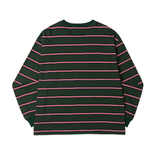 ARCHIVE BOLD (アーカイブボールド) STRIPE LONG SLEEVE (GREEN)