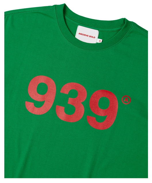 ARCHIVE BOLD (アーカイブボールド) 939 LOGO T-SHIRTS (GREEN)