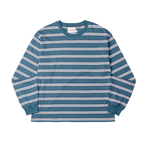 ARCHIVE BOLD (アーカイブボールド) STRIPE LONG SLEEVE (BLUE)