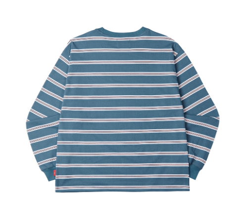 ARCHIVE BOLD (アーカイブボールド) STRIPE LONG SLEEVE (BLUE)
