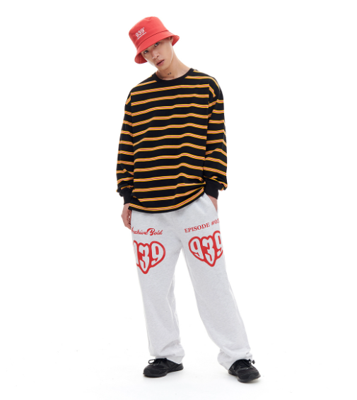 ARCHIVE BOLD (アーカイブボールド) STRIPE LONG SLEEVE (BLACK)