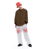 ARCHIVE BOLD (アーカイブボールド) STRIPE LONG SLEEVE (BLACK)