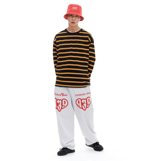 ARCHIVE BOLD (アーカイブボールド) STRIPE LONG SLEEVE (BLACK)