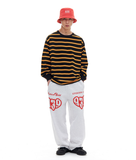 ARCHIVE BOLD (アーカイブボールド) STRIPE LONG SLEEVE (BLACK)