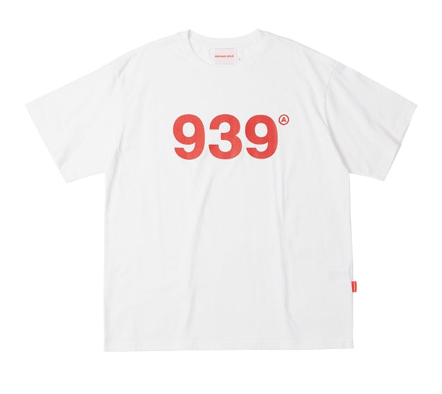 ARCHIVE BOLD (アーカイブボールド) 939 LOGO T-SHIRTS (WHITE)