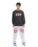 ARCHIVE BOLD (アーカイブボールド) 939 LOGO LONG SLEEVE (DARK GRAY)
