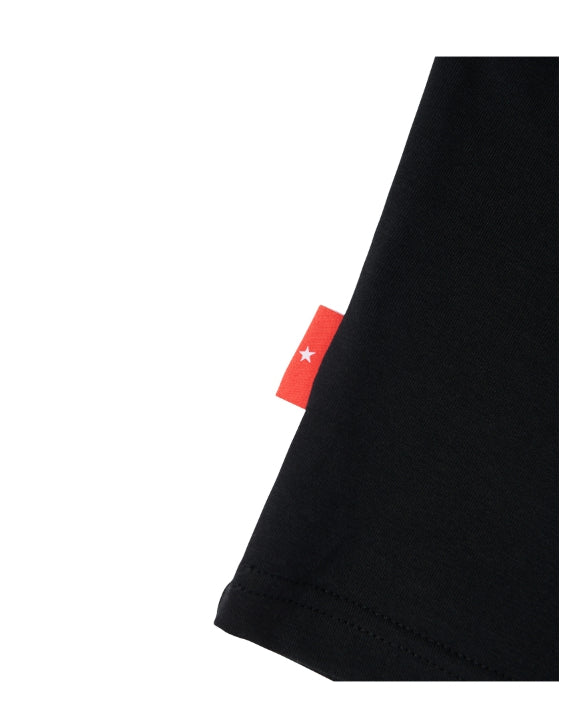 ARCHIVE BOLD (アーカイブボールド) 939 LOGO CROP TOP (BLACK/HOTFIX)