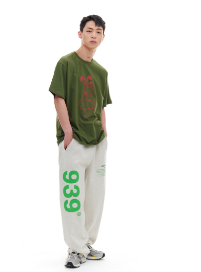 ARCHIVE BOLD (アーカイブボールド) BAD BEAGLE T-SHIRTS (KHAKI)