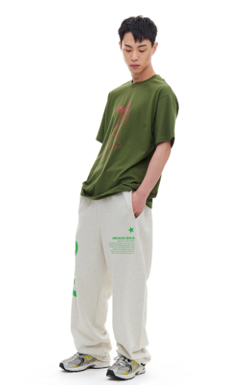 ARCHIVE BOLD (アーカイブボールド) BAD BEAGLE T-SHIRTS (KHAKI)