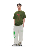 ARCHIVE BOLD (アーカイブボールド) BAD BEAGLE T-SHIRTS (KHAKI)