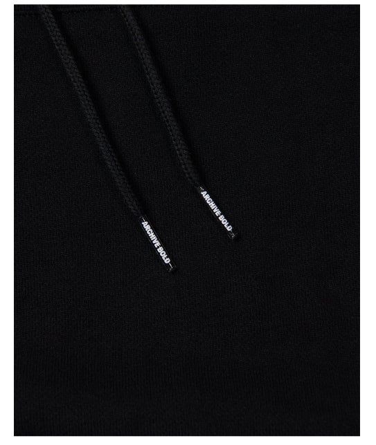 ARCHIVE BOLD (アーカイブボールド) ARCH LOGO HOOD (BLACK)
