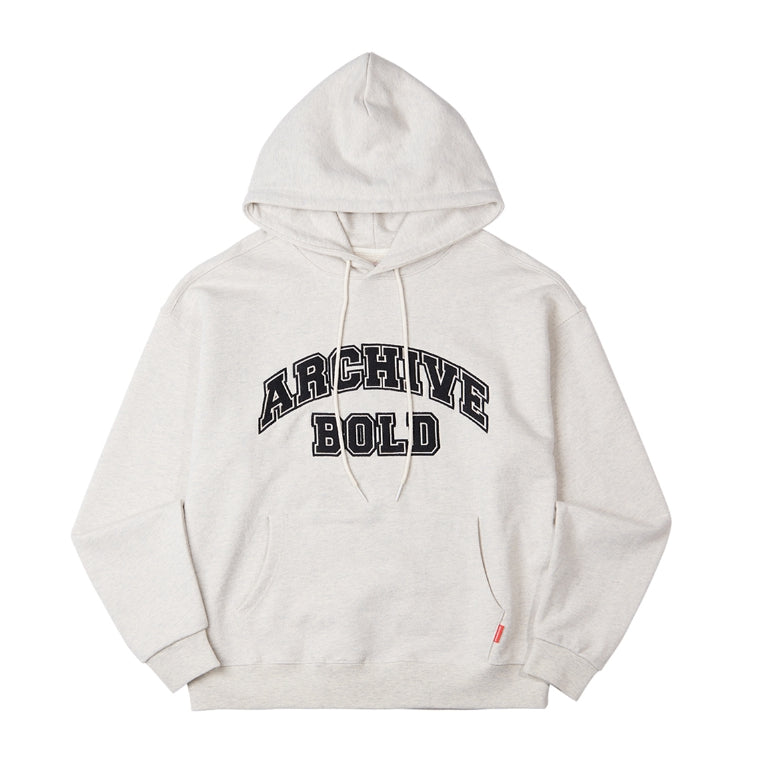 ARCHIVE BOLD (アーカイブボールド) ARCH LOGO HOOD (OATMEAL)