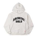 ARCHIVE BOLD (アーカイブボールド) ARCH LOGO HOOD (OATMEAL)