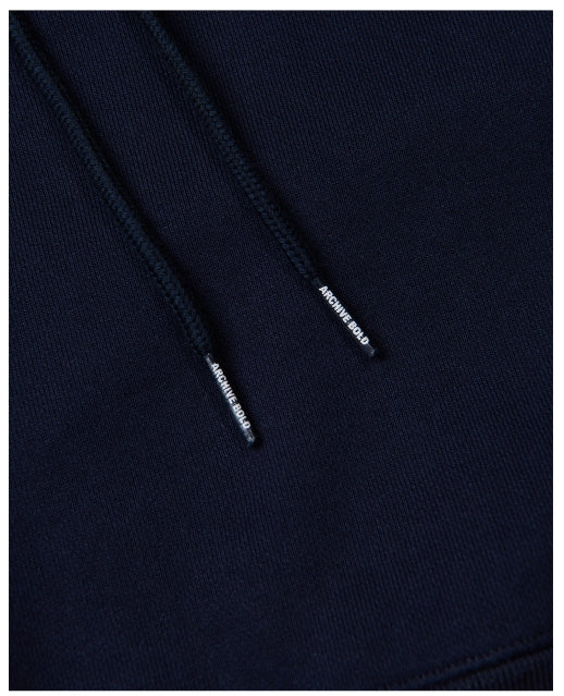 ARCHIVE BOLD (アーカイブボールド) ARCH LOGO HOOD (NAVY)