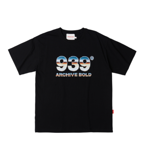 ARCHIVE BOLD (アーカイブボールド) 939 TYPE T T-SHIRTS (BLACK)