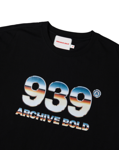 ARCHIVE BOLD (アーカイブボールド) 939 TYPE T T-SHIRTS (BLACK)