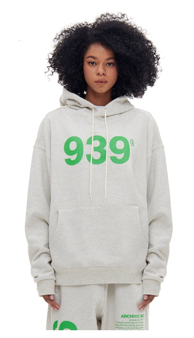 ARCHIVE BOLD (アーカイブボールド) 939 LOGO HOOD (OATMEAL)