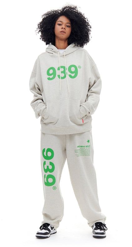 ARCHIVE BOLD (アーカイブボールド) 939 LOGO HOOD (OATMEAL)