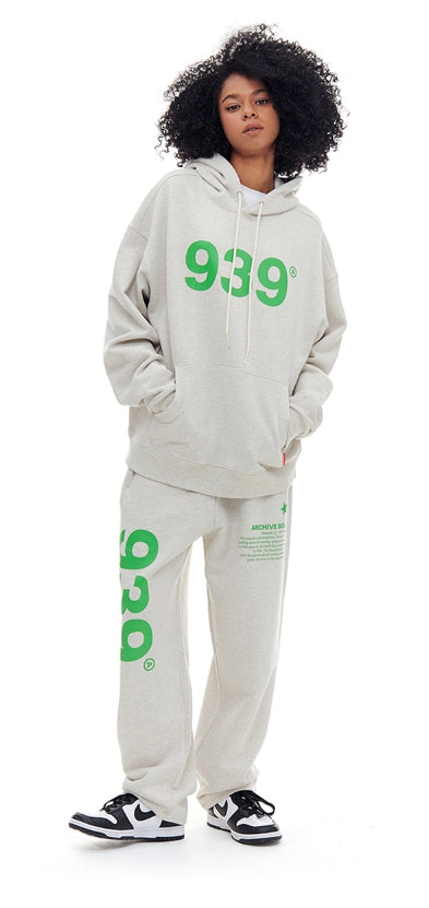 ARCHIVE BOLD (アーカイブボールド) 939 LOGO HOOD (OATMEAL)