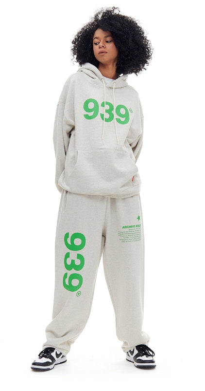 ARCHIVE BOLD (アーカイブボールド) 939 LOGO HOOD (OATMEAL)