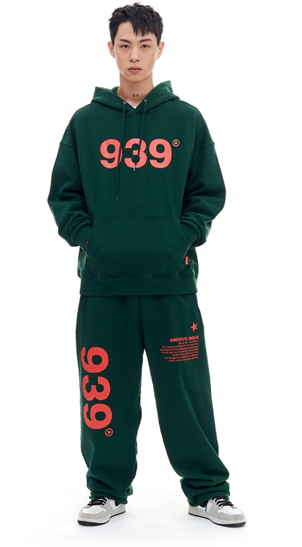 ARCHIVE BOLD (アーカイブボールド) 939 LOGO HOOD (DEEP GREEN)