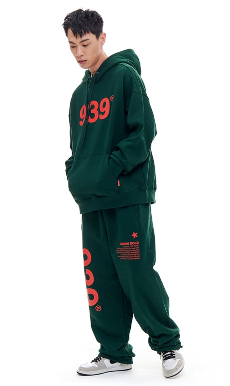 ARCHIVE BOLD (アーカイブボールド) 939 LOGO HOOD (DEEP GREEN)