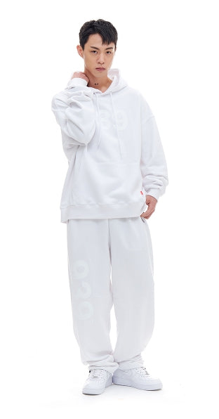 ARCHIVE BOLD (アーカイブボールド) 939 LOGO SWEAT PANTS (WHITE)