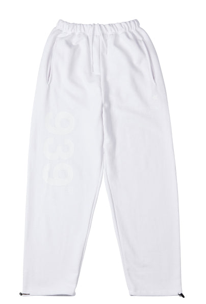 ARCHIVE BOLD (アーカイブボールド) 939 LOGO SWEAT PANTS (WHITE)