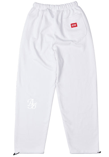 ARCHIVE BOLD (アーカイブボールド) 939 LOGO SWEAT PANTS (WHITE)