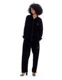 ARCHIVE BOLD (アーカイブボールド) VELOUR SWEAT PANTS (BLACK)