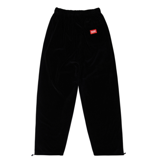 ARCHIVE BOLD (アーカイブボールド) VELOUR SWEAT PANTS (BLACK)