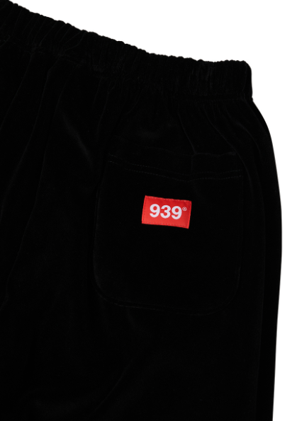 ARCHIVE BOLD (アーカイブボールド) VELOUR SWEAT PANTS (BLACK)