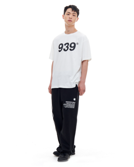 ARCHIVE BOLD (アーカイブボールド) 939 TYPE B SWEAT PANTS (BLACK)