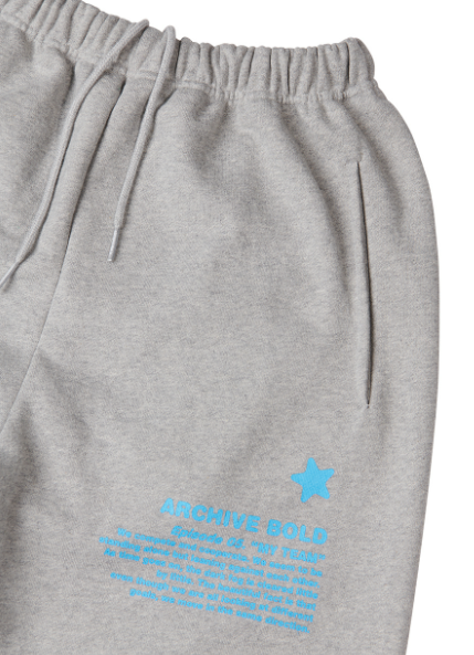 ARCHIVE BOLD (アーカイブボールド) 939 TYPE B SWEAT PANTS (GRAY)