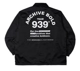 ARCHIVE BOLD (アーカイブボールド) TEAM 939 COACH JACKET (BLACK)