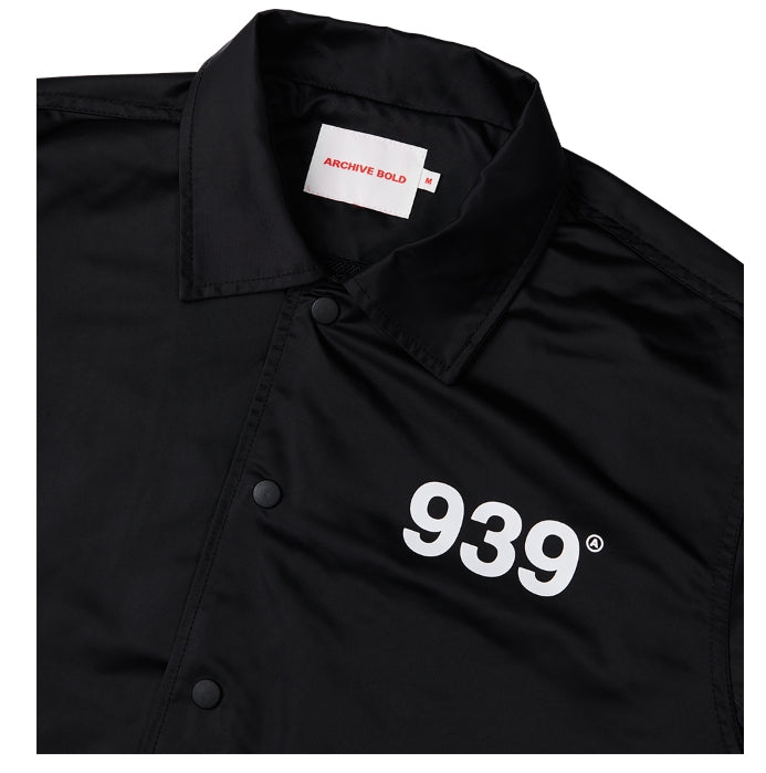 ARCHIVE BOLD (アーカイブボールド) TEAM 939 COACH JACKET (BLACK)