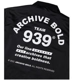 ARCHIVE BOLD (アーカイブボールド) TEAM 939 COACH JACKET (BLACK)