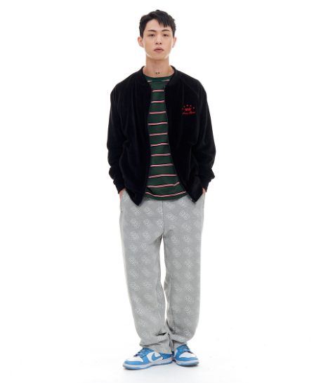 ARCHIVE BOLD (アーカイブボールド) 939 TYPE B PATTERN SWEAT PANTS (GRAY)